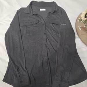 Columbia Gray Button-Up Shirt